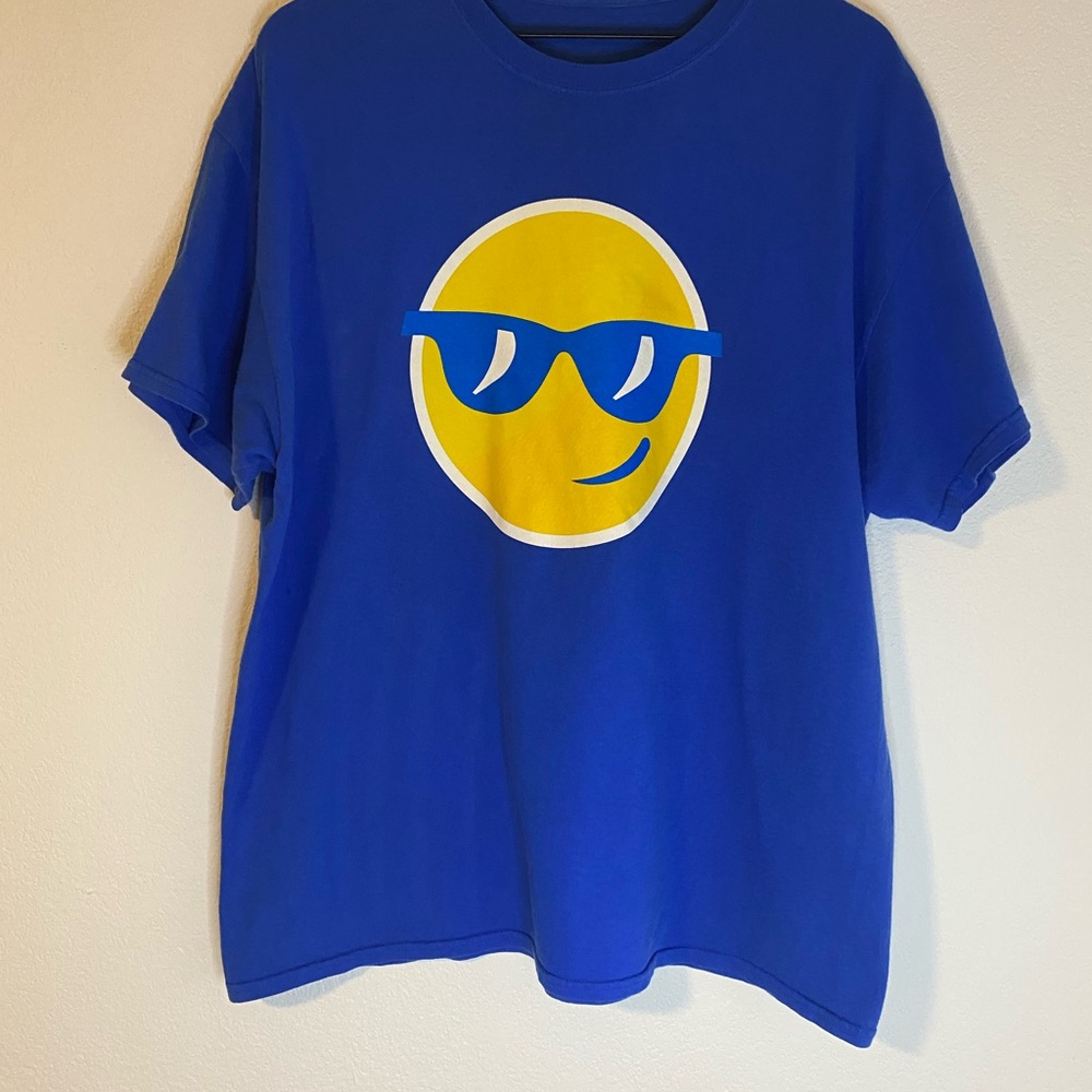 Vintage Say It With Pepsi Promo Tee Shirt Smiley Face Size L